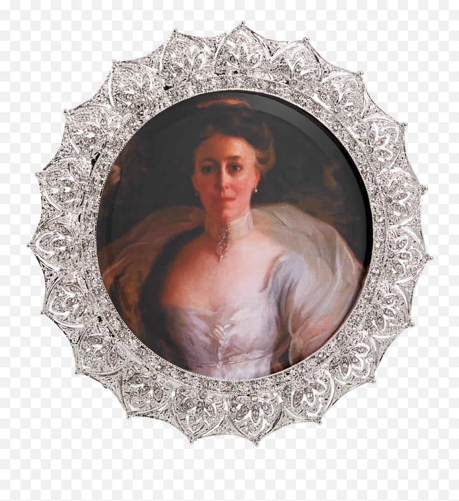Victorian Round Silver Frame - Picture Frame Png,Silver Frame Png