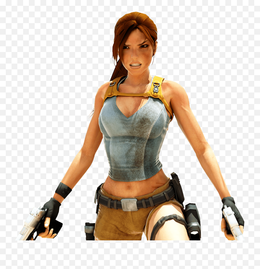 Lara Croft Tomb Raider Transparent File Png Play - Lara Croft Holding Guns,Tomb Raider Png