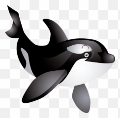 Free Killer Whale Clipart - Cartoon Killer Whale Clipart Png,Whale Clipart Png