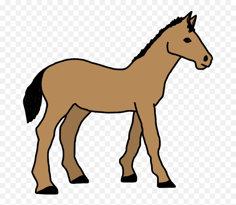 Animal Cartoon Horse - Gambar Binatang Kuda Kartun Png,Cartoon Horse Png