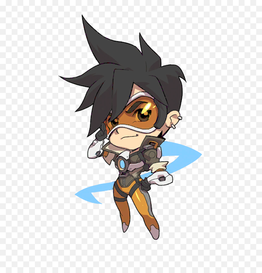 Overwatch Tracer Tattoo - Overwatch Tracer Cute Png,Overwatch Tracer Png