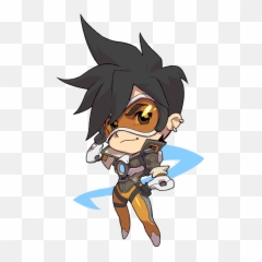 Overwatch Tracer Tattoo - Overwatch Tracer Cute Png,Overwatch Tracer Png