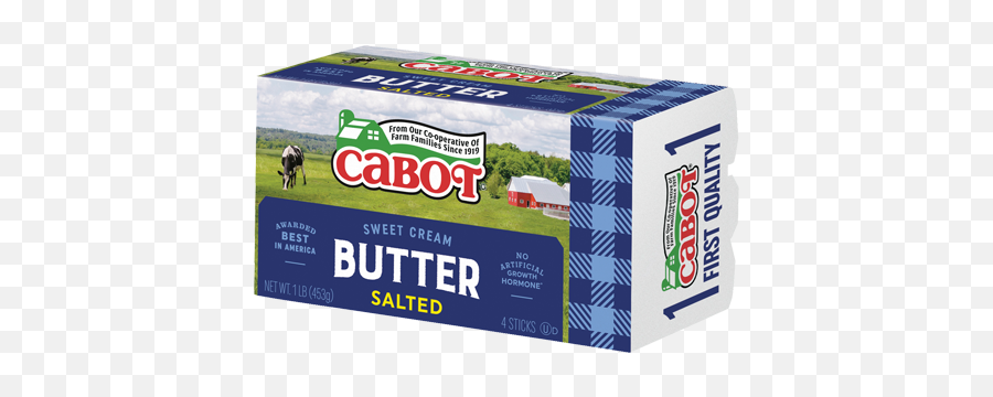 Salted Butter Cabot Creamery - Cabot Creamery Png,Butter Transparent