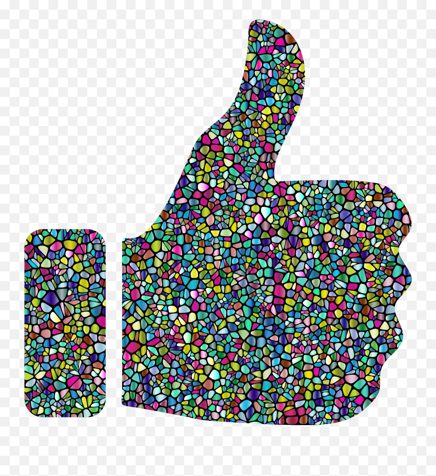 Transparent Background Clipart - Transparent Colorful Thumbs Up Png,Thumbs Down Transparent Background