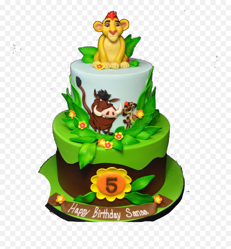 Happy Birthday Cake Png - Birthday Lion Guard Cake,Happy Birthday Cake Png