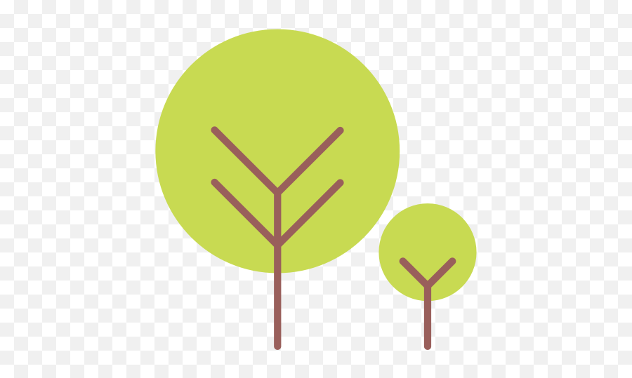 Green Nature Round Tree Icon - Circle Png,Green Tree Png