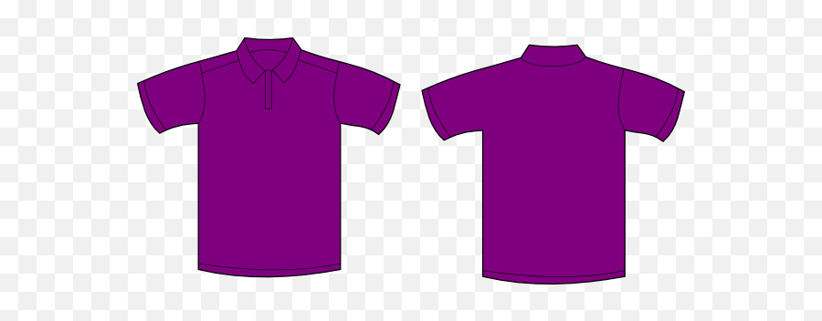 Purple Shirt Clipart - Purple Polo Shirt Clipart Png,Purple Shirt Png