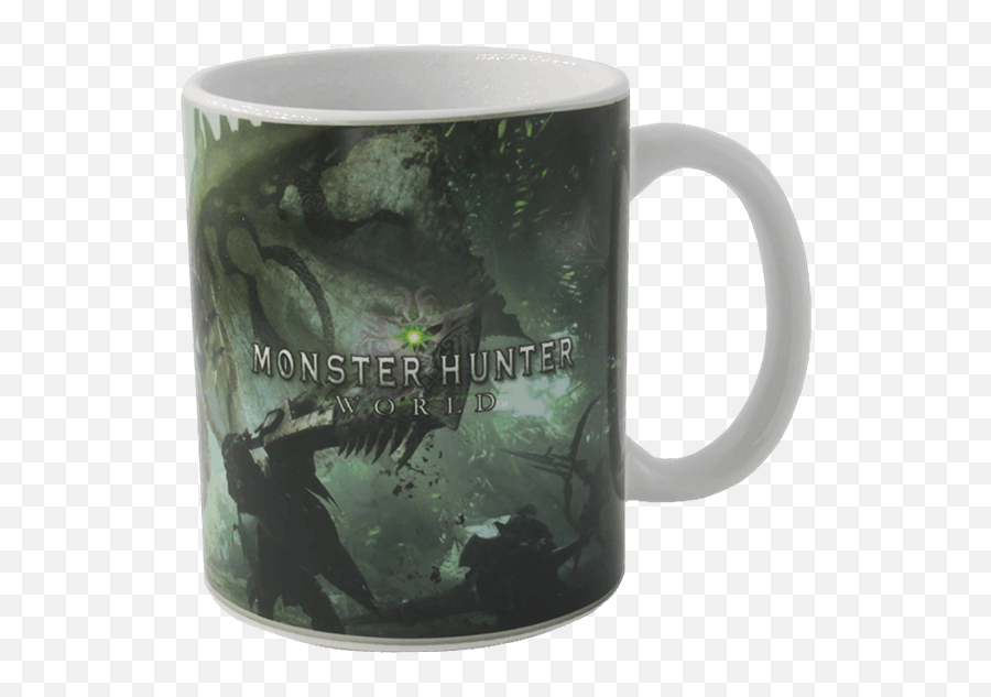 Monster Hunter World - Heat Changing Mug Monster Hunter World Mug Png,Monster Hunter World Logo Png