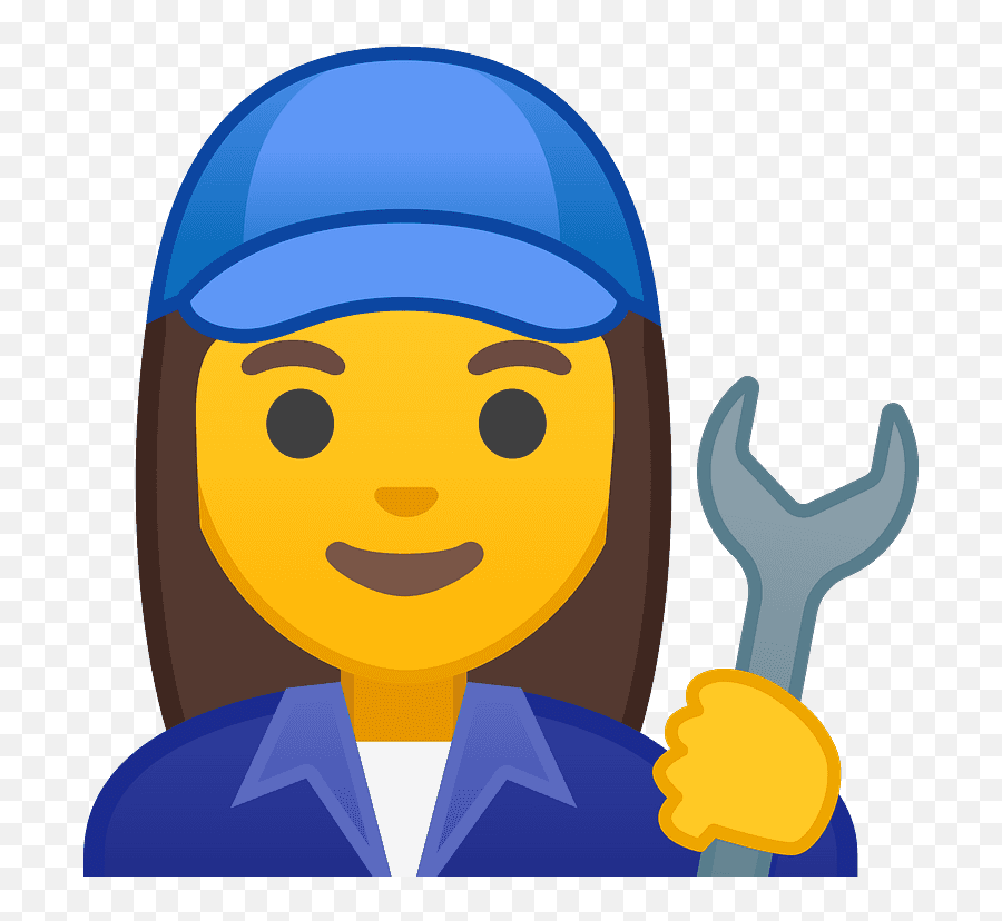 Woman Mechanic Emoji Clipart Free Download Transparent Png - Emoji,Mechanic Png