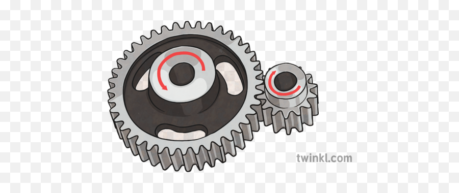 Gears Illustration - Twinkl External Spur Gear Png,Gears Png