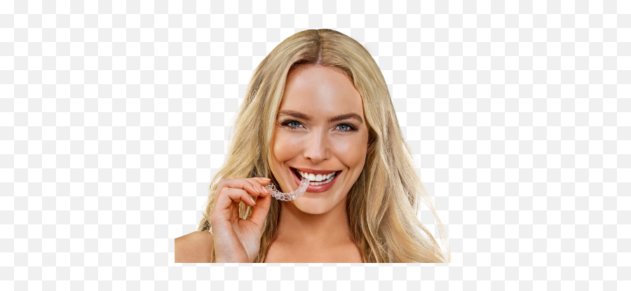 Teeth Straightening With Ez Smile Clear Aligners Australian - Blond Png,Smile Transparent