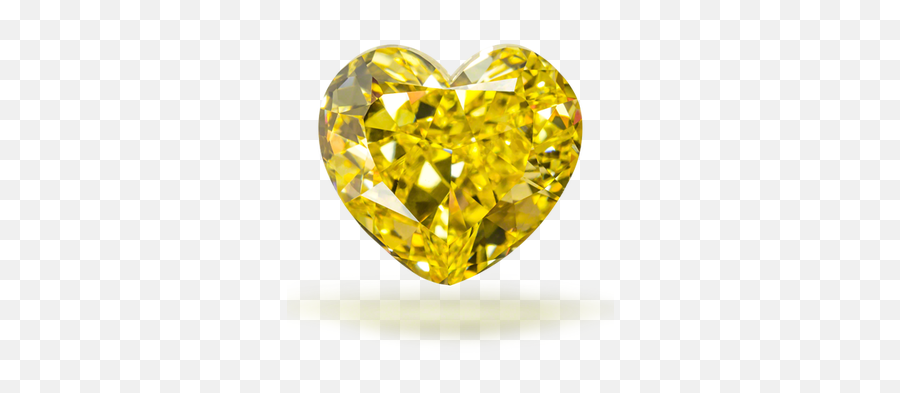 Kazcreations Yellow Heart Gem - Yellow Diamond Heart Png,Yellow Heart Png