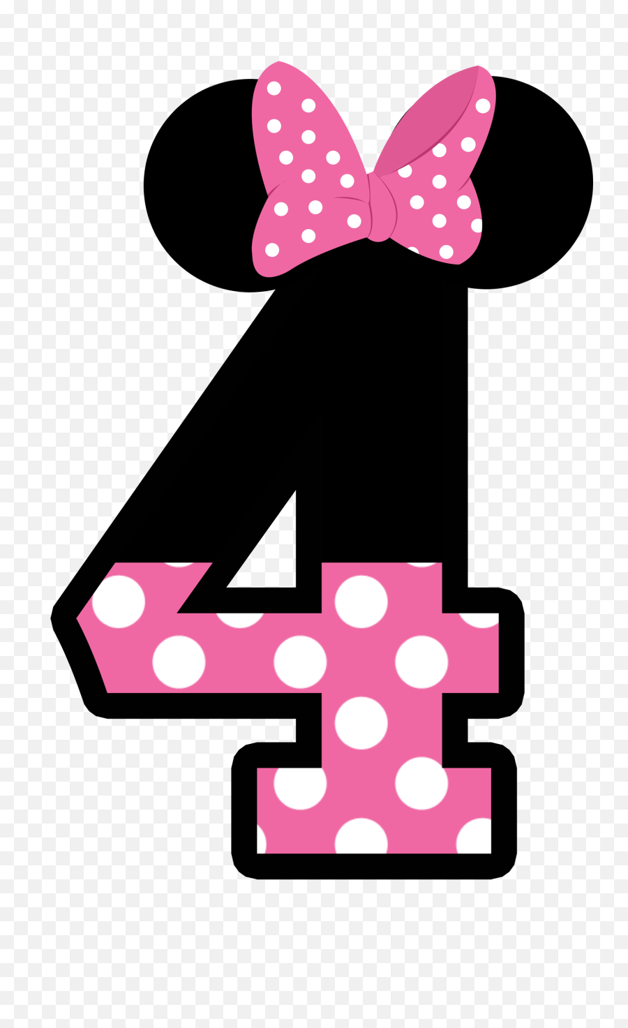 Free Minnie Mouse 1 Png Download Clip Art - Minnie Mouse 4 Png,Minnie Mouse Pink Png