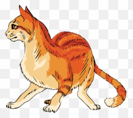 Black Cat Kitten Halloween Clip Art - Claw Scratch Png Mango Shaped Space Cat Colrs,Scratch Cat Png