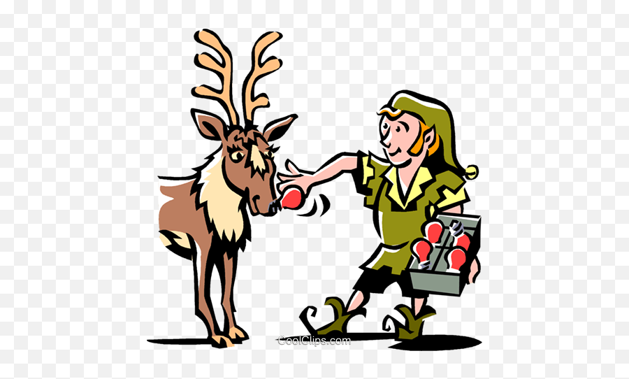 Elf Putting - Fiction Png,Rudolph Nose Png