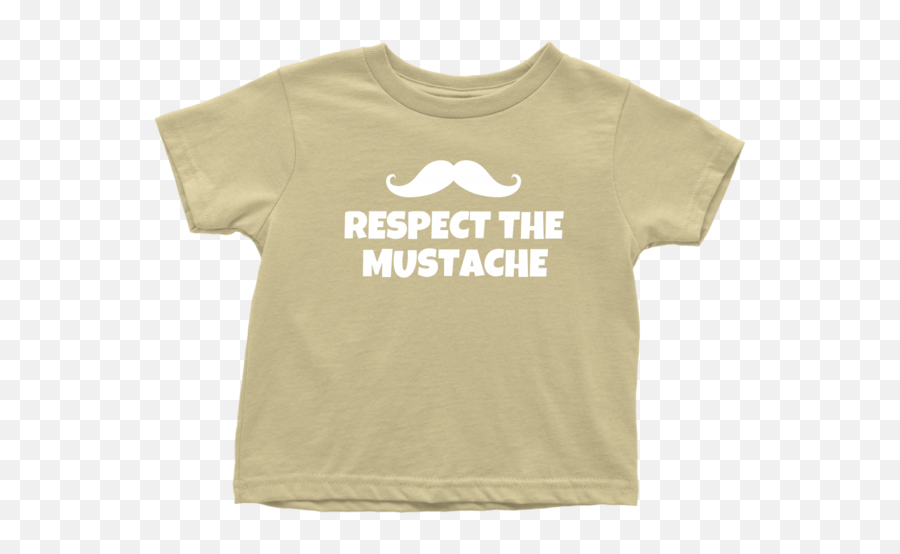 Funny Mustache Toddler Shirt - Funny Toddler Tee Respect Short Sleeve Png,Mustach Png