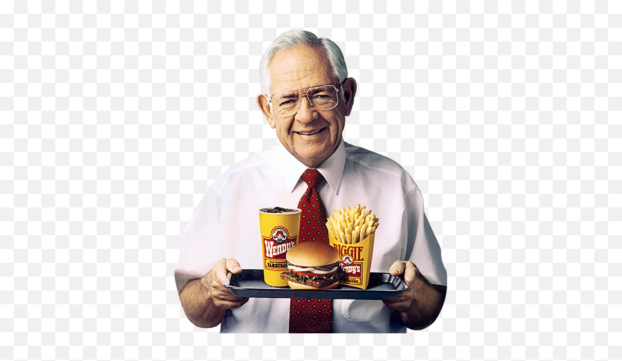 The Food - Dave Thomas Founder Png,Wendys Logo Png
