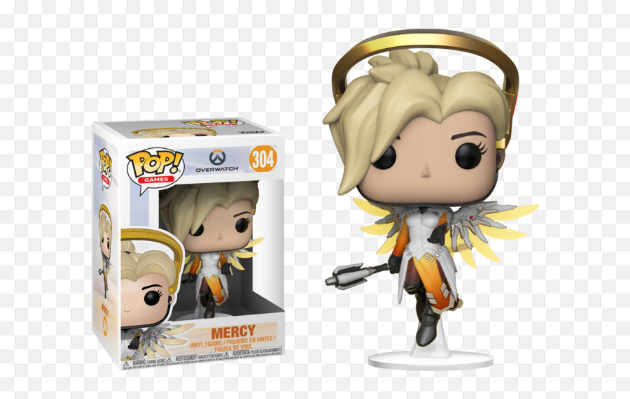 304 - Overwatch Mercy Toys Collectables Funko Funko Funko Pop Overwatch Mercy Png,Overwatch Mercy Logo