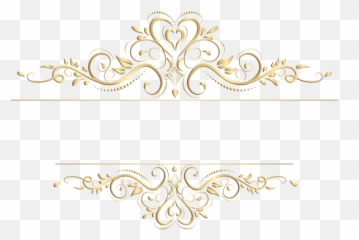 Decorative Element Transparent Clip Art Image Floral - Flower Gold Png