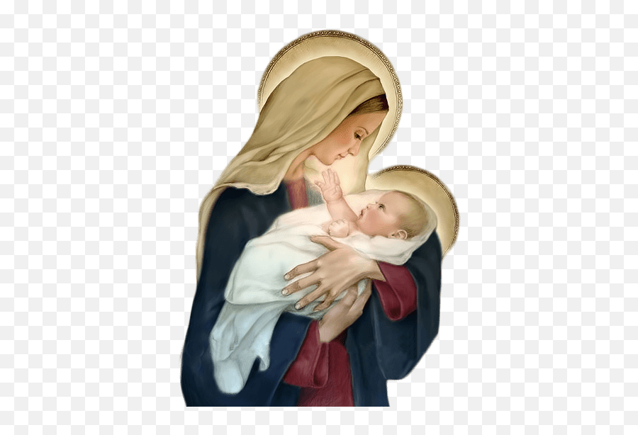 St Mary Baby Transparent Png - Stickpng Mother Mary And Baby Jesus Png,Baby Transparent Background