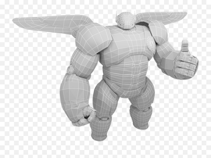 Cgmeetup - Big Hero 6 Baymax 3d Model Fan Art By Alejandro Big Hero 6 3d Model Png,Baymax Png