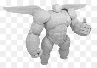 Cgmeetup - Big Hero 6 Baymax 3d Model Fan Art By Alejandro Big Hero 6 3d Model Png,Baymax Png