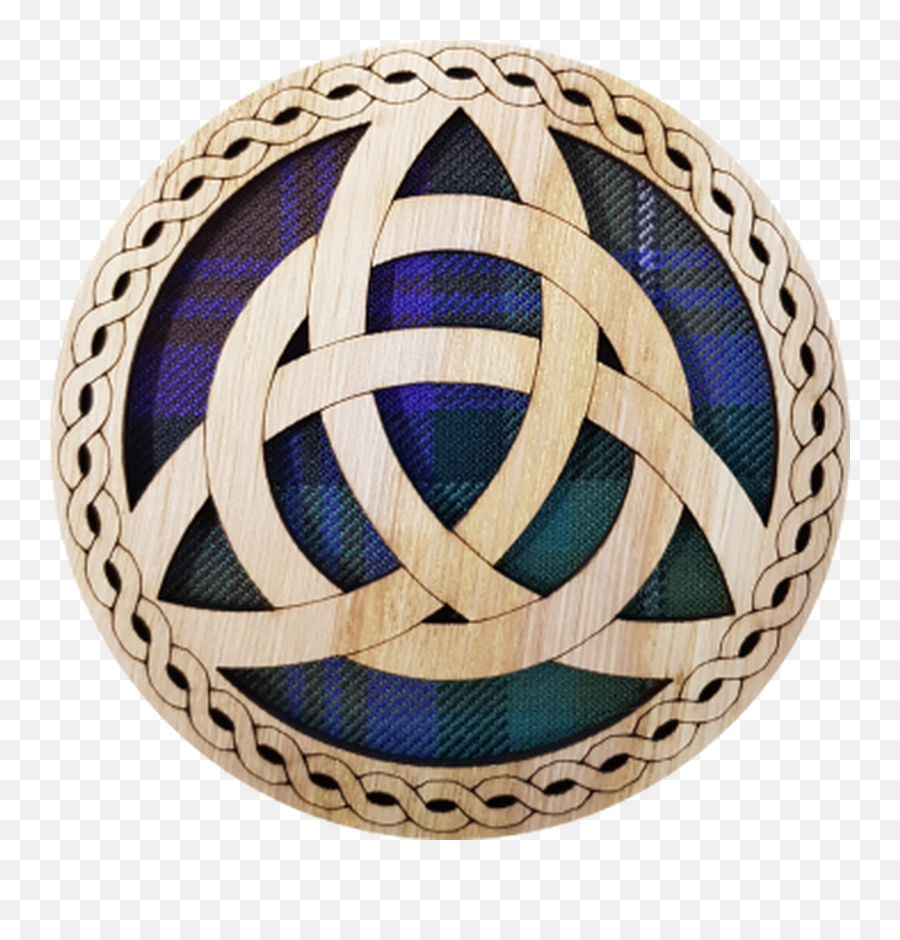 Celtic Knot Round Coaster Lcr45 - Lt Creations Png,Celtic Knot Transparent Background