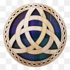 Celtic Knot Round Coaster Lcr45 - LT Creations png