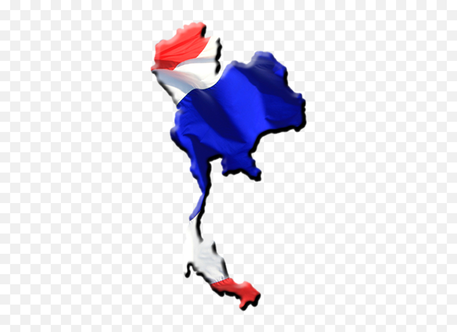 Thailand Flag Map Png - Thailand Map Flag Png,Thai Flag Icon