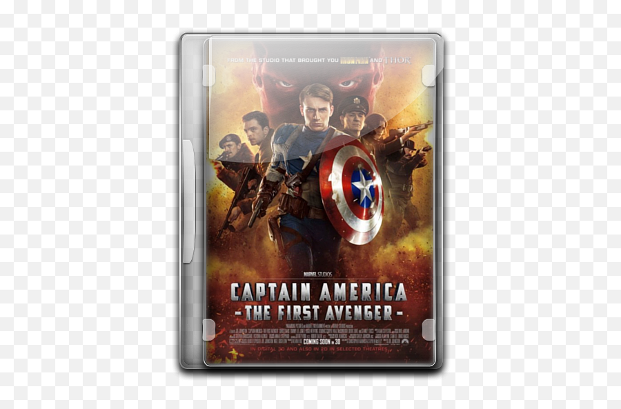 Captain America The First Avenger V10 Vector Icons Free - Captain America The First Avenger 2011 Movie Poster Png,Bucky Barnes Icon