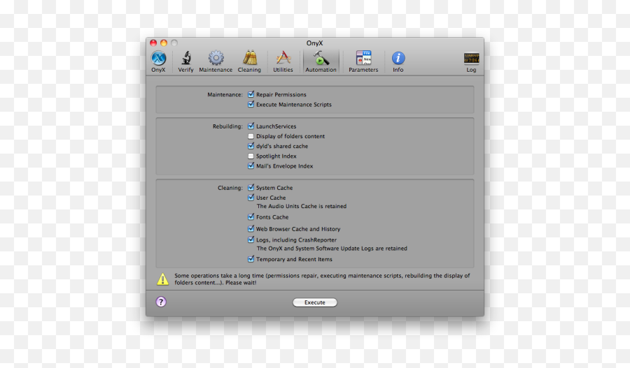 Onyx Snow Leopard Download And Install Mac - Onyx Mac Cleaner Png,Mackeeper Icon