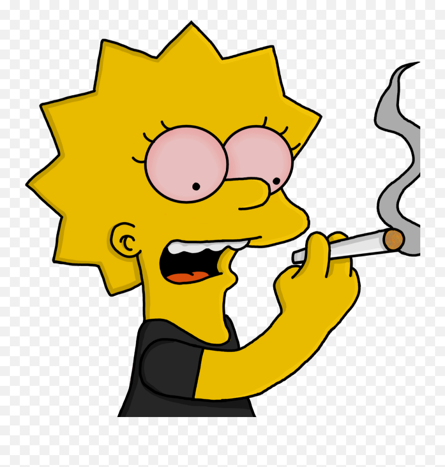 Simpson Sticker - The Simpsons Clipart Full Size Clipart Lisa Simpson High Drawing Png,Lisa Simpson Png