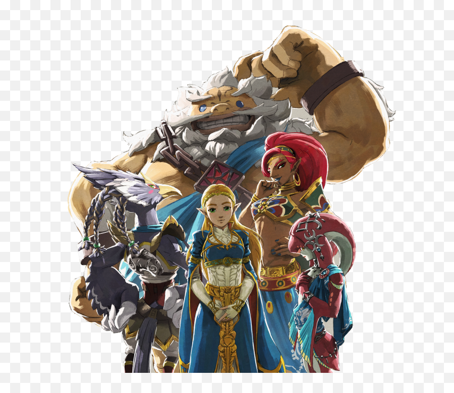 47 The Legend Of Zelda Breath Wild Art - Art Abyss Zelda Breath Of The Wild Champions Art Png,Breath Of The Wild Link Png