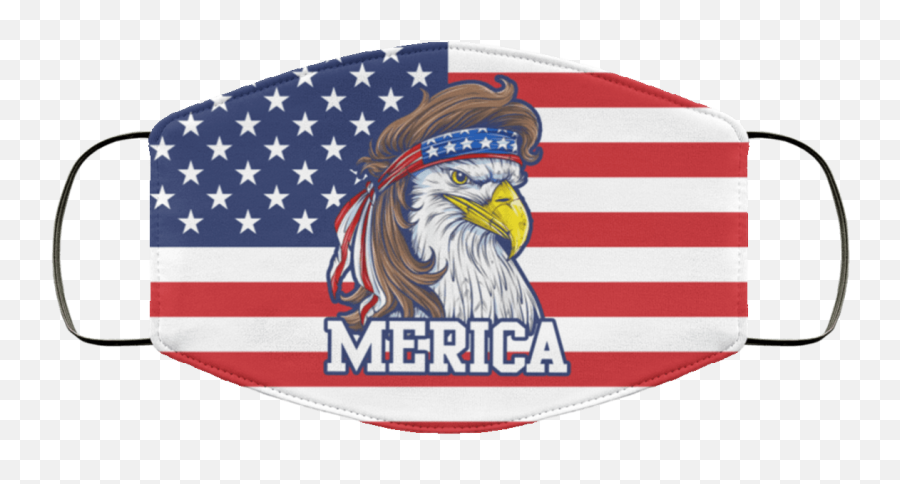 4th July Face Mask - Mullet Merica America Flag Washable American Flag Solider Svg Png,Mullet Icon