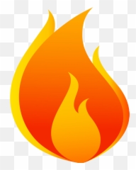 Flame Cartoon Png Freeuse Files - Clipart Fire