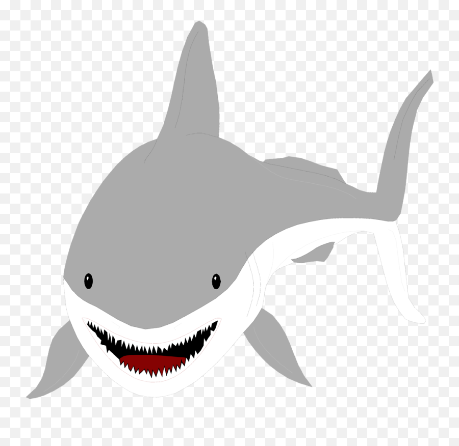 Tiger Shark Clipart Sea Creature - Great White Shark Clipart Png,Shark Clipart Transparent Background