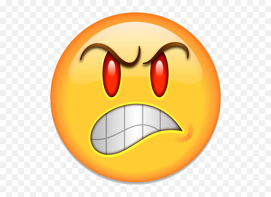 Angry Emoji Png Transparent - Transparent Background Angry Emoji Png,Surprised Emoji Transparent Background
