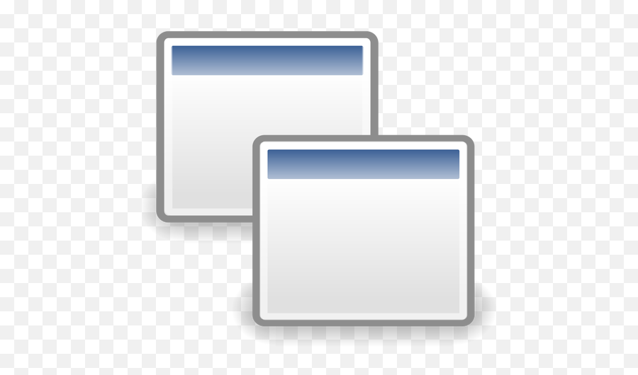 Two Windows Icon Public Domain Vectors - Windows Application Example Clipart Png,Win Icon