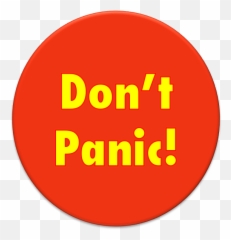 Donu0027t Panic The Professoru0027s Guide To Teaching Course Design - Transparent Don T Panic Png,Panic Png