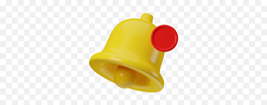 Premium Notification Bell With Red New Message 3d - Notification Icon 3d Png,Red Notification Icon