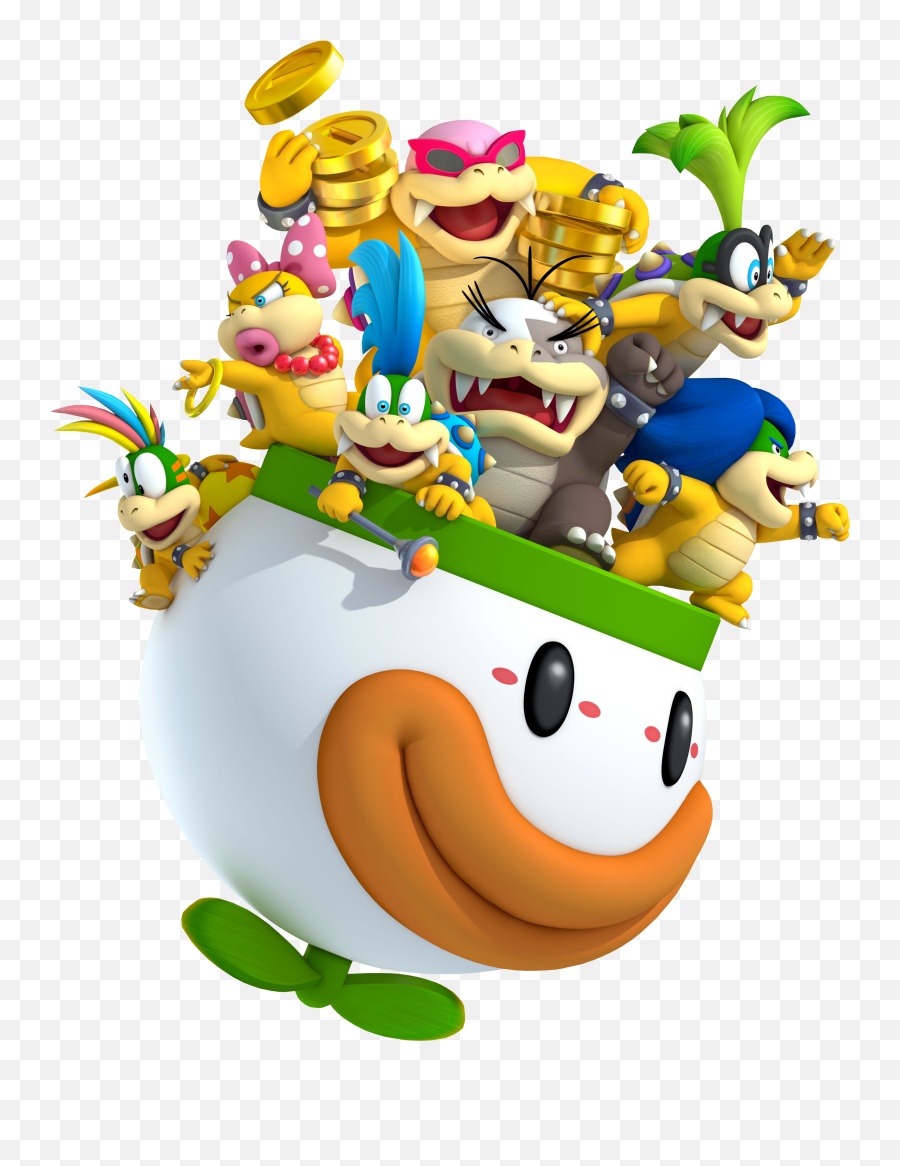 Download Siliconera - New Super Mario Bros Png Png Image Koopalings In Clown Car,Mario Bros Png