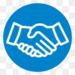 Idream Png Blue Handshake Icon