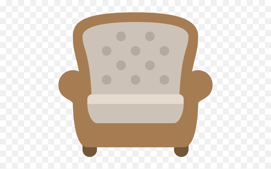 Armchair Chair Household Swing Icon - Chair Flat Design Png,Armchair Png