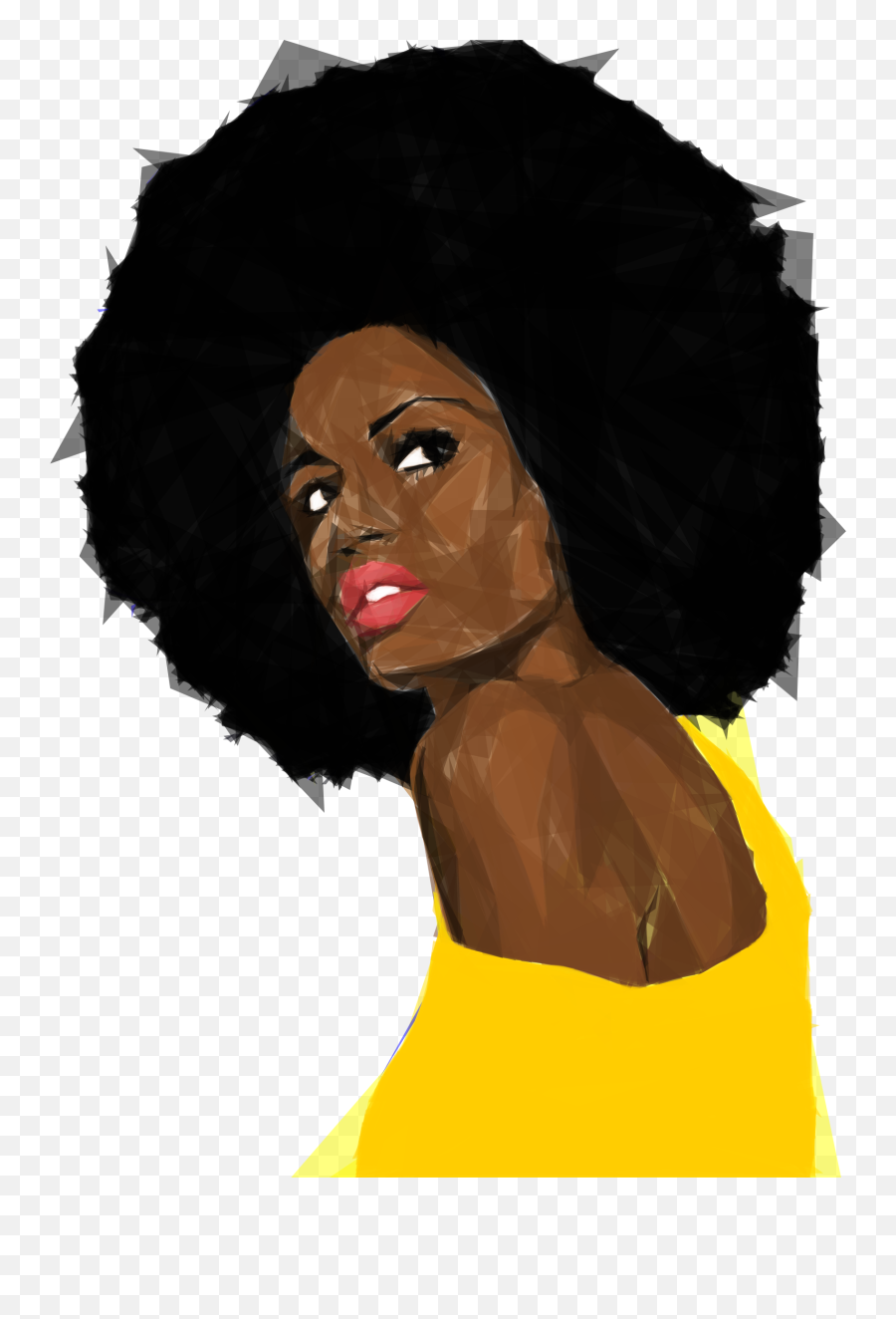 Png Beautiful Black Woman 2 Geometric - Pin Up Black Woman,Black Woman Png