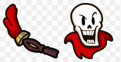 Undertale Papyrus U2013 Custom Cursor Browser Extension - Clip Art Png,Papyrus Png