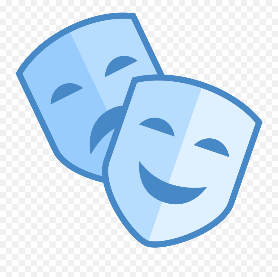 Download Theatre Clipart Mask Icon - Theater Drama Icon Clipart Png Transparent,Theater Masks Png