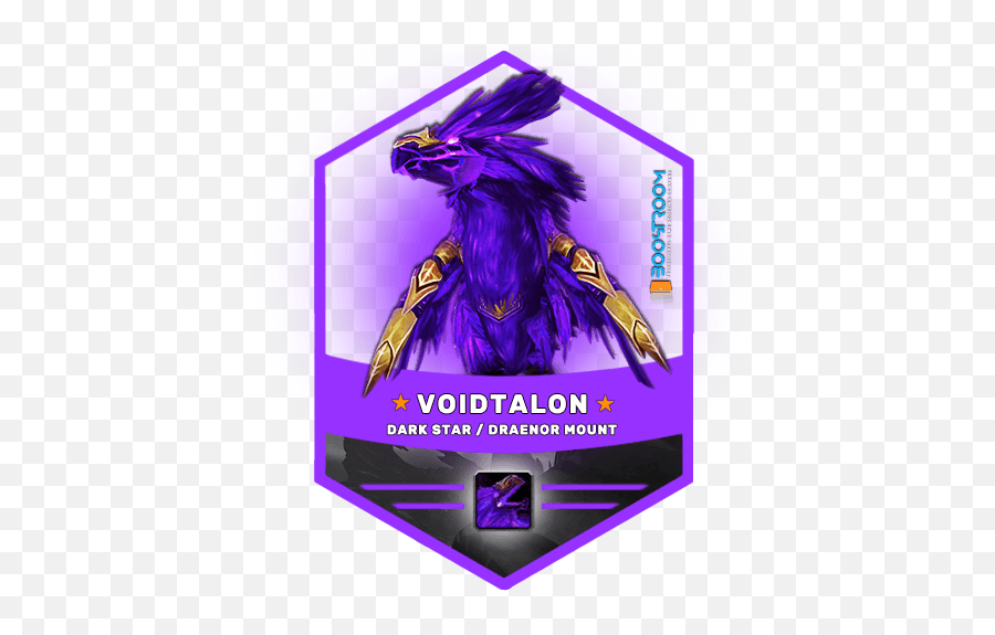 Eu Voidtalon Of The Dark Star Mount Edge Reality - Graphic Design Png,World Of Warcraft Logos