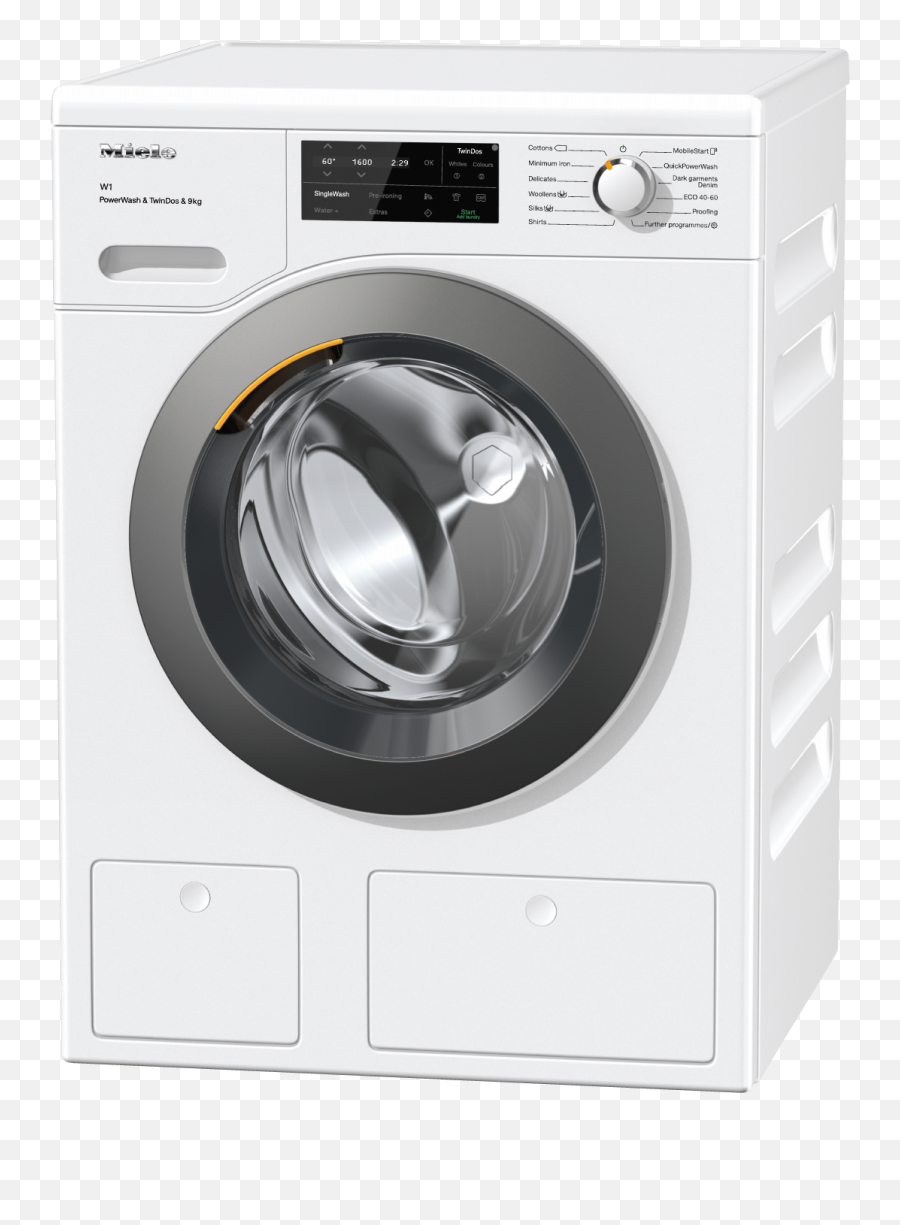 Miele Wci 860 Wcs Pwash U0026 Tdos W1 Front - Loading 9kg Wcg360 Png,Washing Machine Png