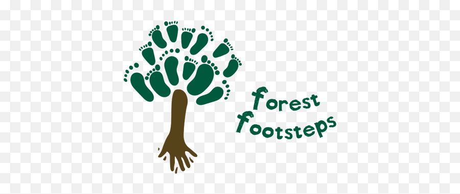 About Us - Forest Footsteps Logo With A Tree And Footsteps Png,Footsteps Transparent Background