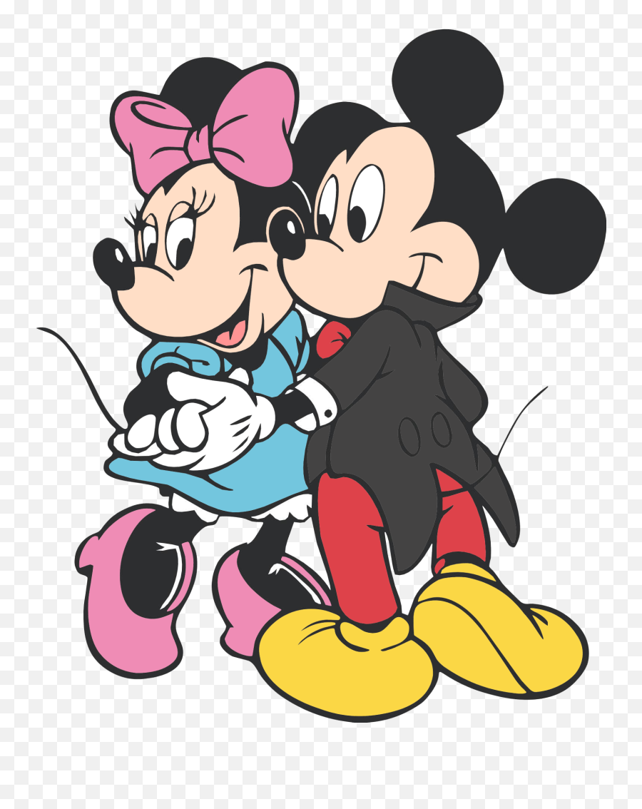 Mickey Clipart Minnie Mouse Transparent - Mickey Mouse Design On Wall Png,Mickey And Minnie Png